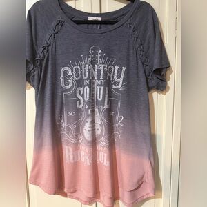 Maurices Charcoal Graphic Tee